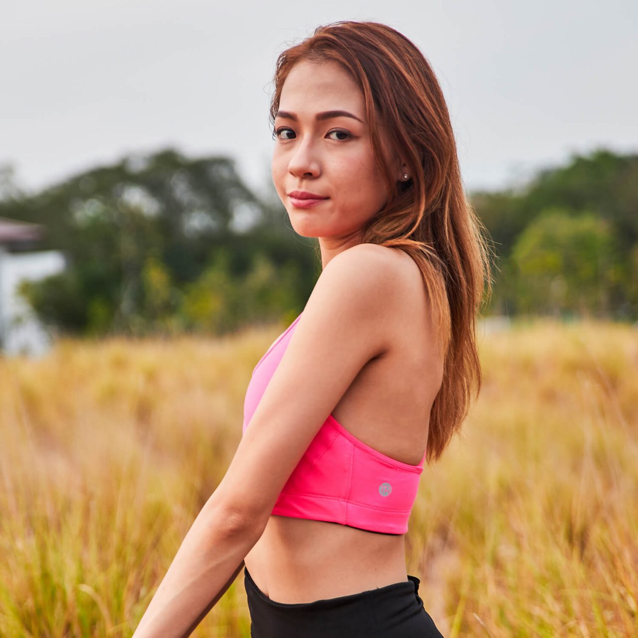 Yoga Sports Bra - Braided Sports Bra