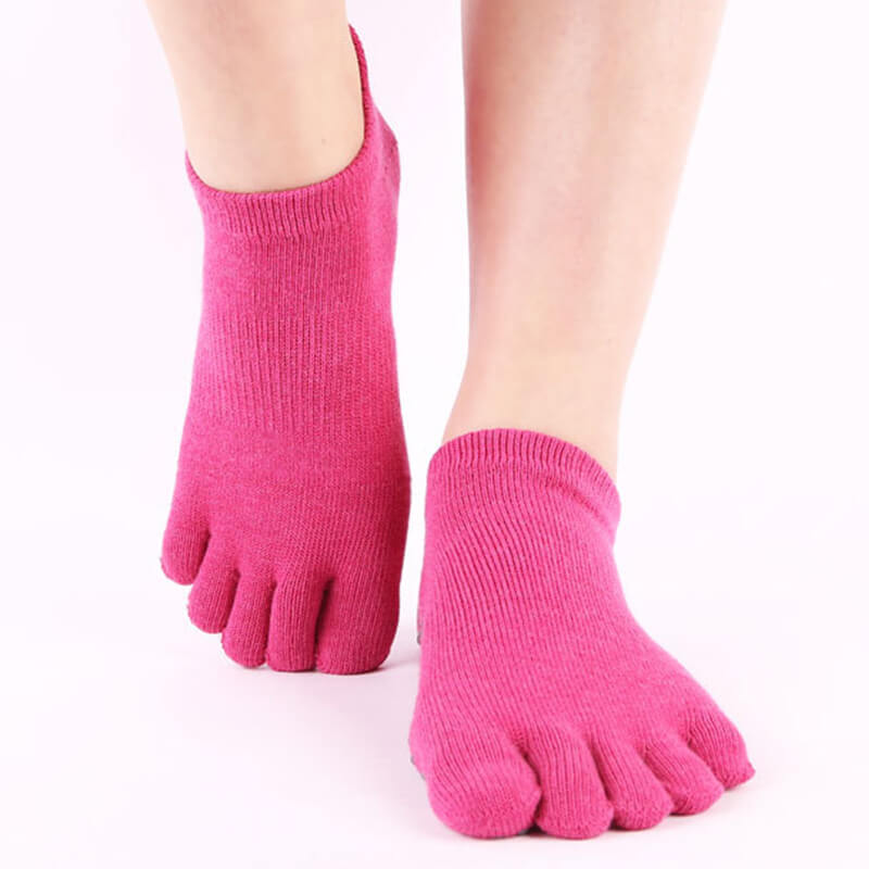Anti Slip Yoga Sock Fuschia