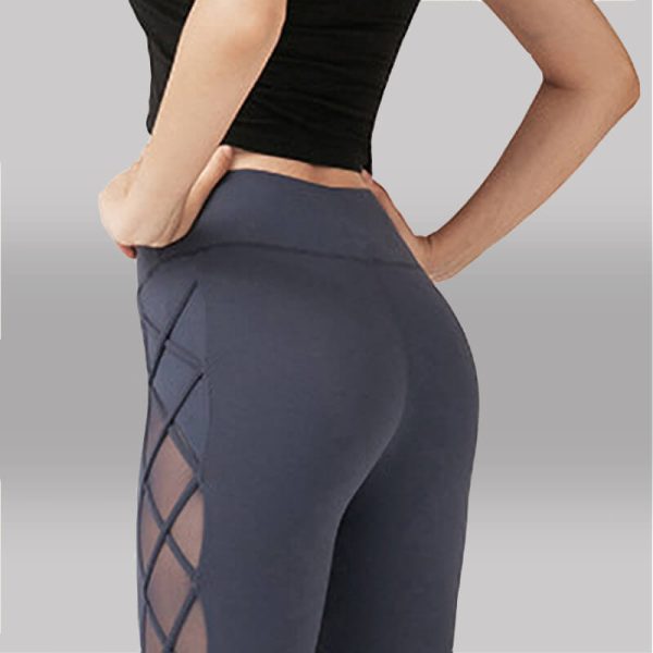Crisscross Mesh Long Tight