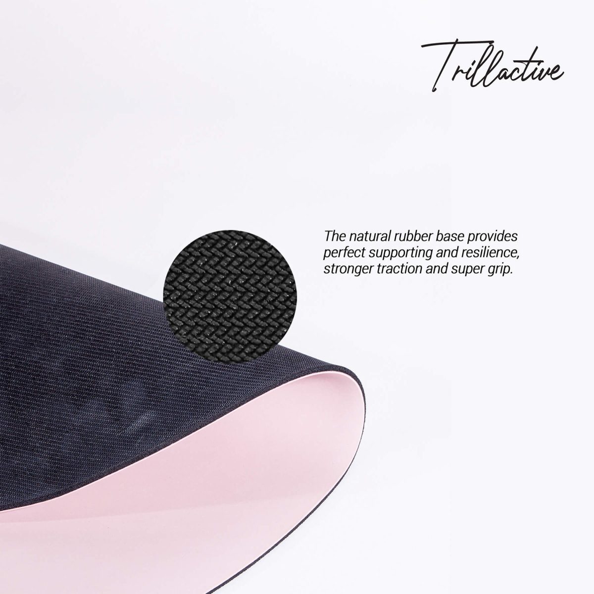 Round Yoga Mat - Natural Rubber