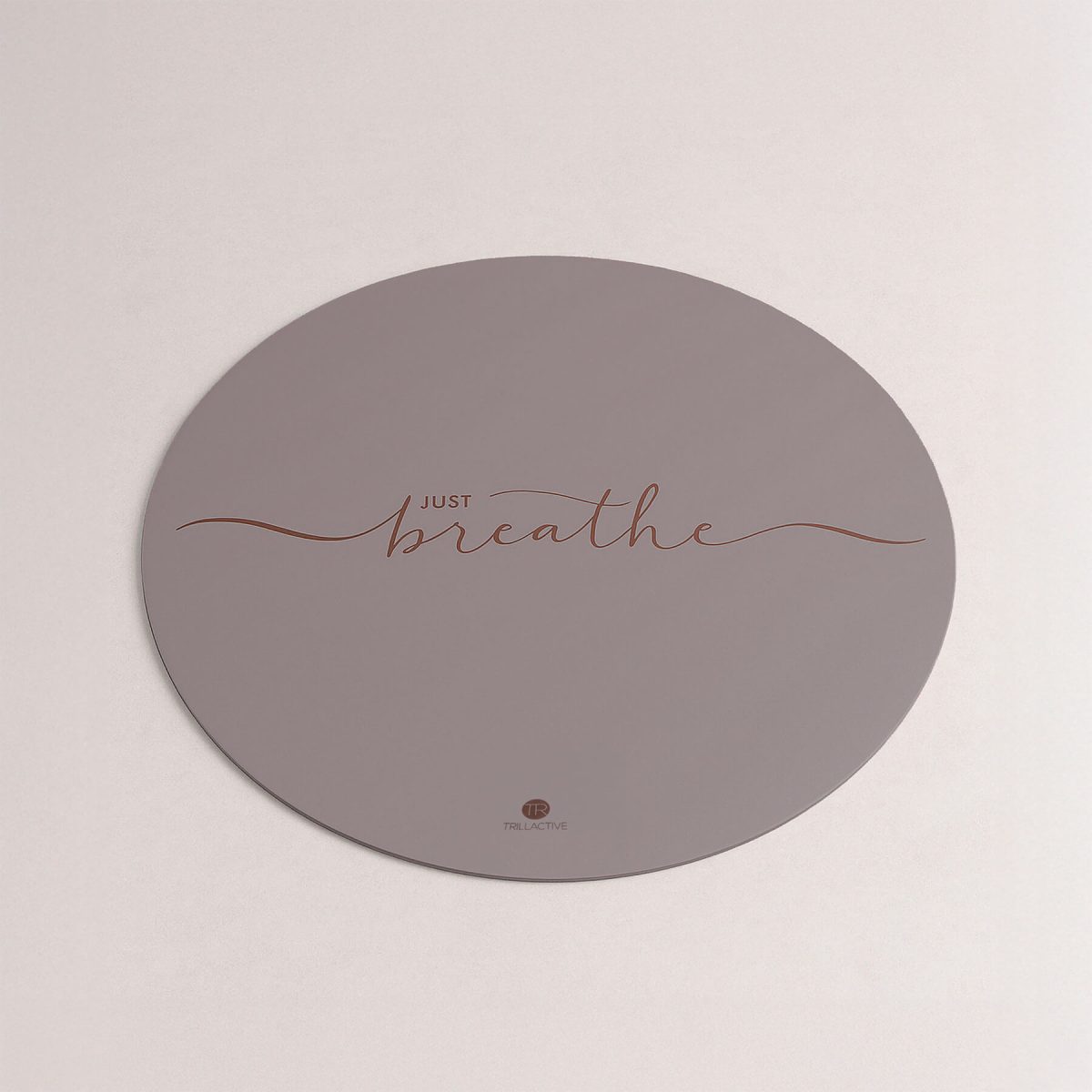 Round Yoga Mat - Natural Rubber
