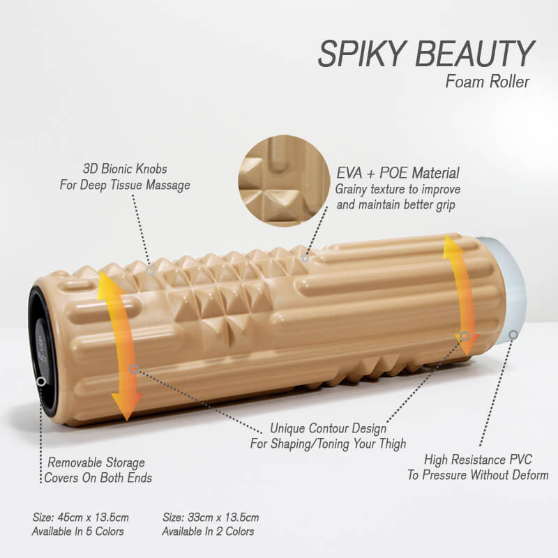 Foam Roller 45-Spiky Beauty - Info