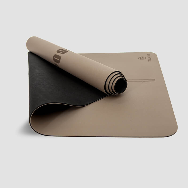 Yoga Mat Frosted PU - Milky Brown