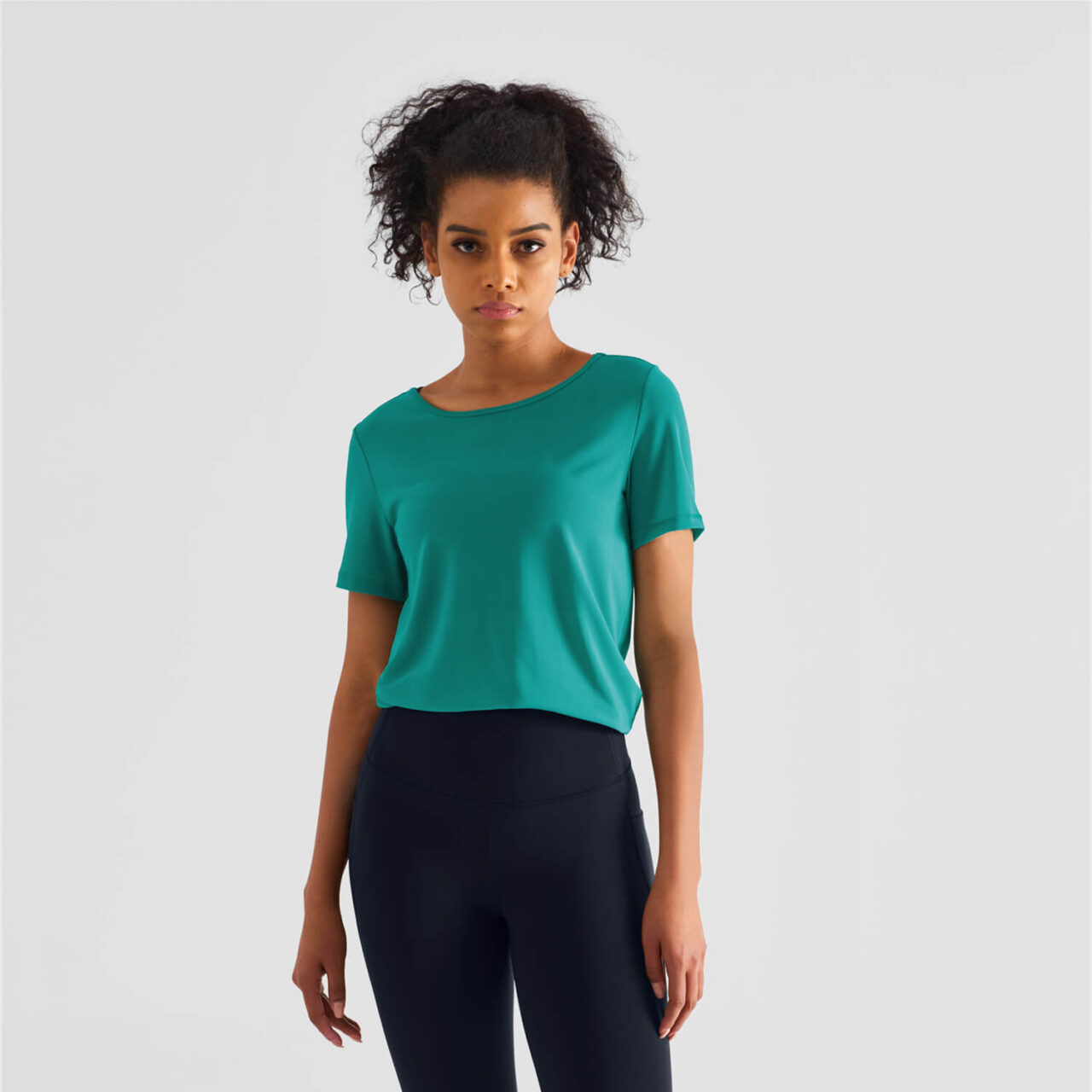 Cooling Mesh Top With Twist Back