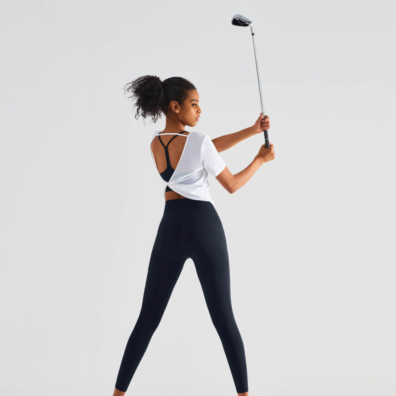 Cooling Mesh Top With Twist Back