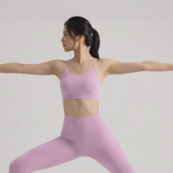 Triangle-Back Sports Bra