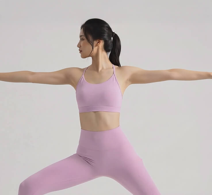 Triangle-Back Sports Bra