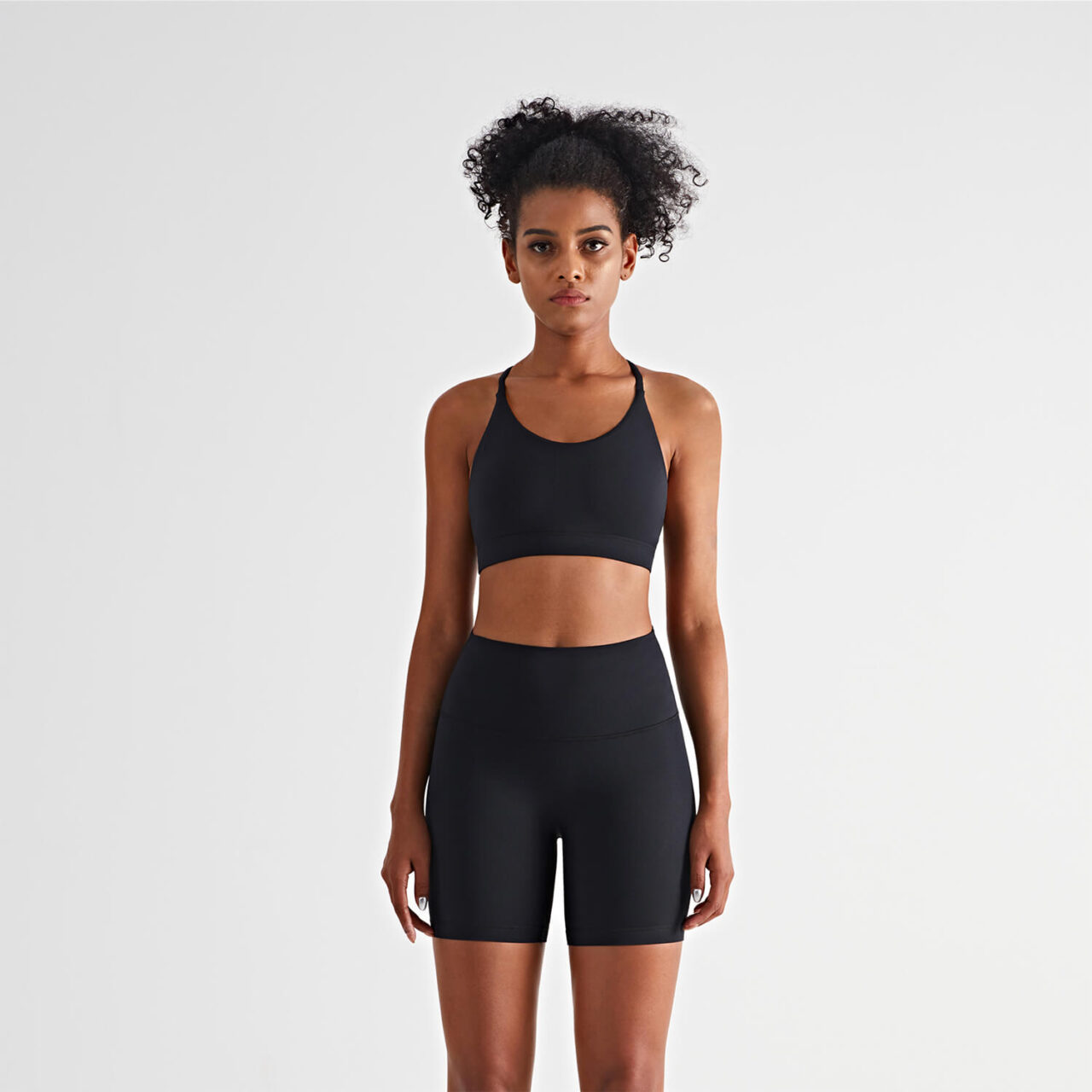 Triangle-Back Sports Bra