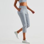 Quick-Dry Lightweight Cropped Joggers with UV-Protection