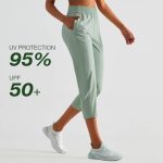 Quick-Dry Lightweight Cropped Joggers with UV-Protection