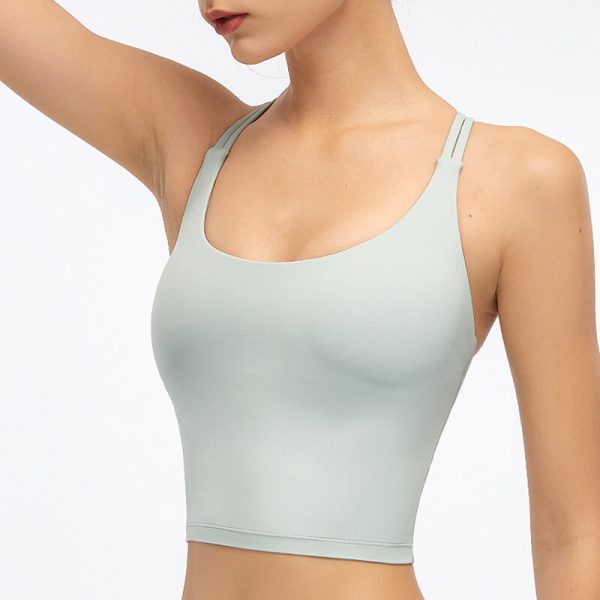 Longline Strappy Bra Top