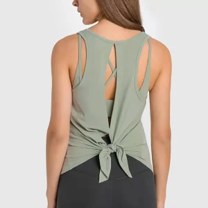 Pullover Openback Workout Tank