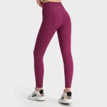SoftFlex Ribbed Long Poctight- Back Pocket