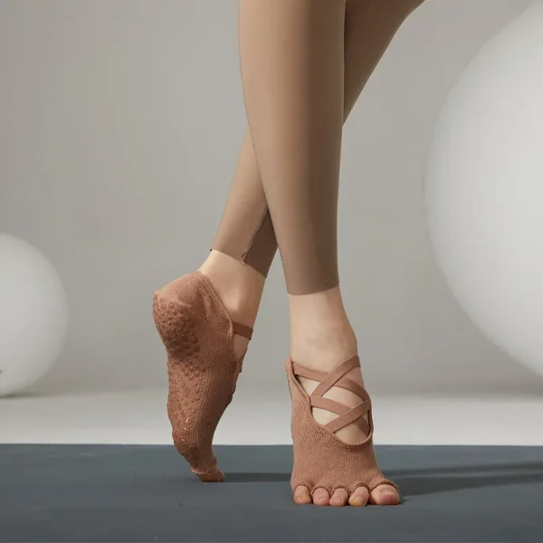 Strapped Open Toes Socks