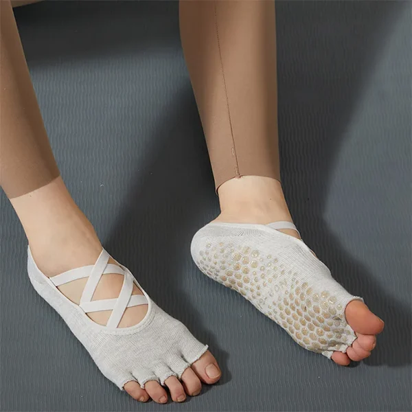 Strapped Open Toes Socks