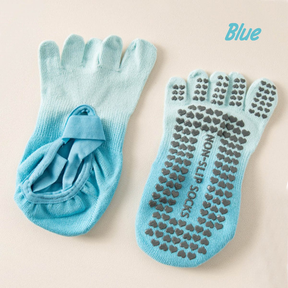 Tie Dye Strapped Toe Sock