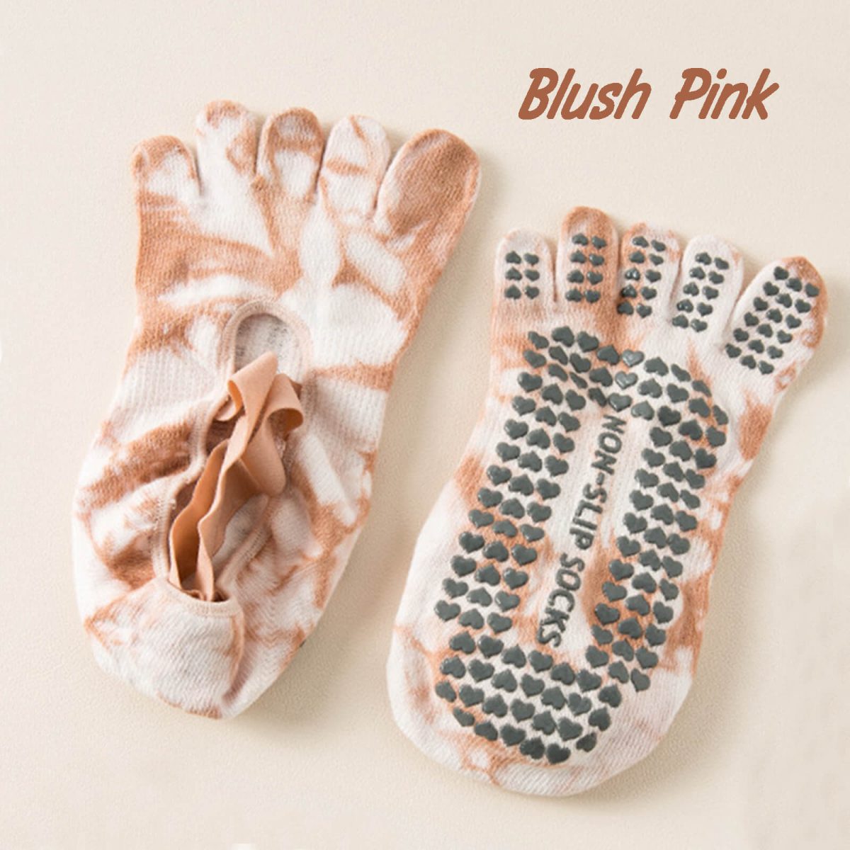 Tie Dye Strapped Toe Sock