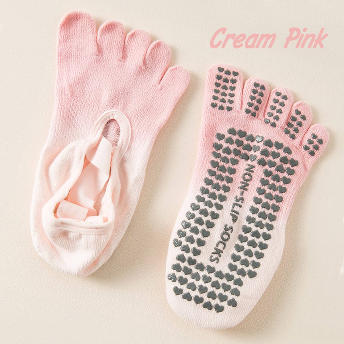 Tie Dye Strapped Toe Sock