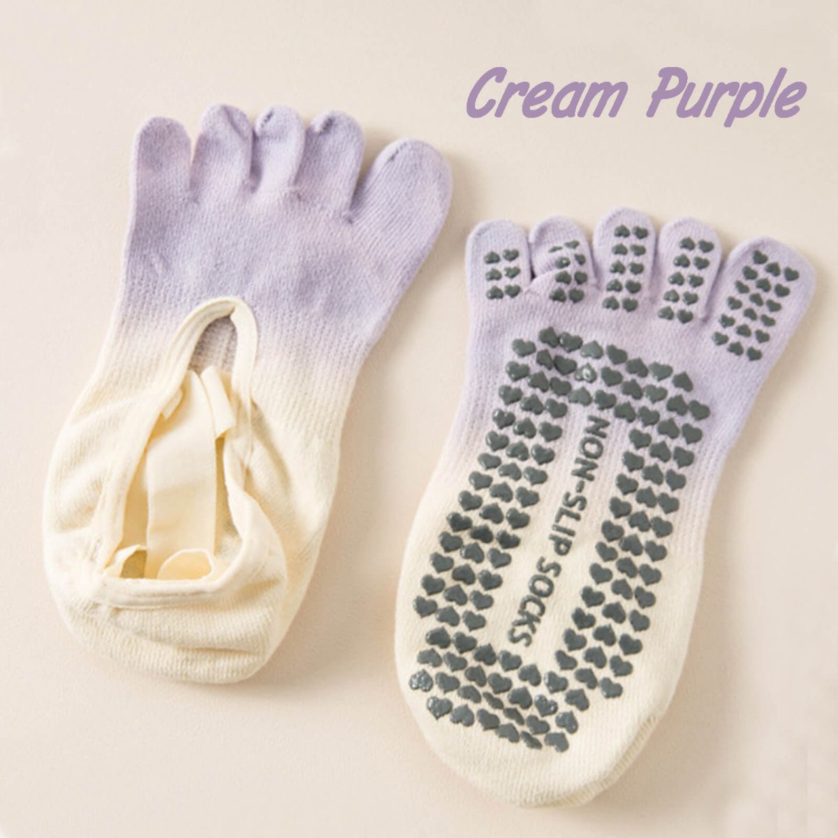 Tie Dye Strapped Toe Sock