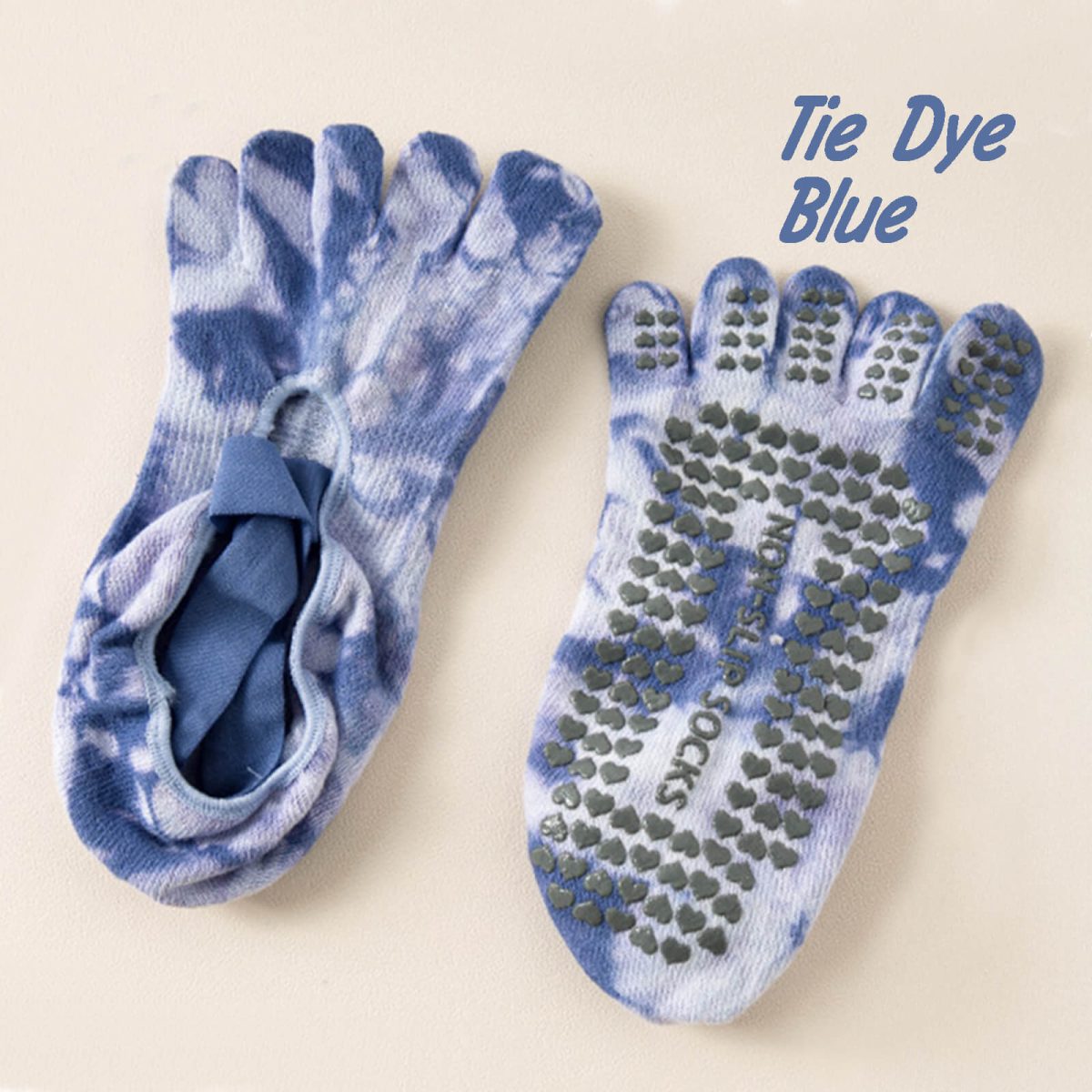 Tie Dye Strapped Toe Sock