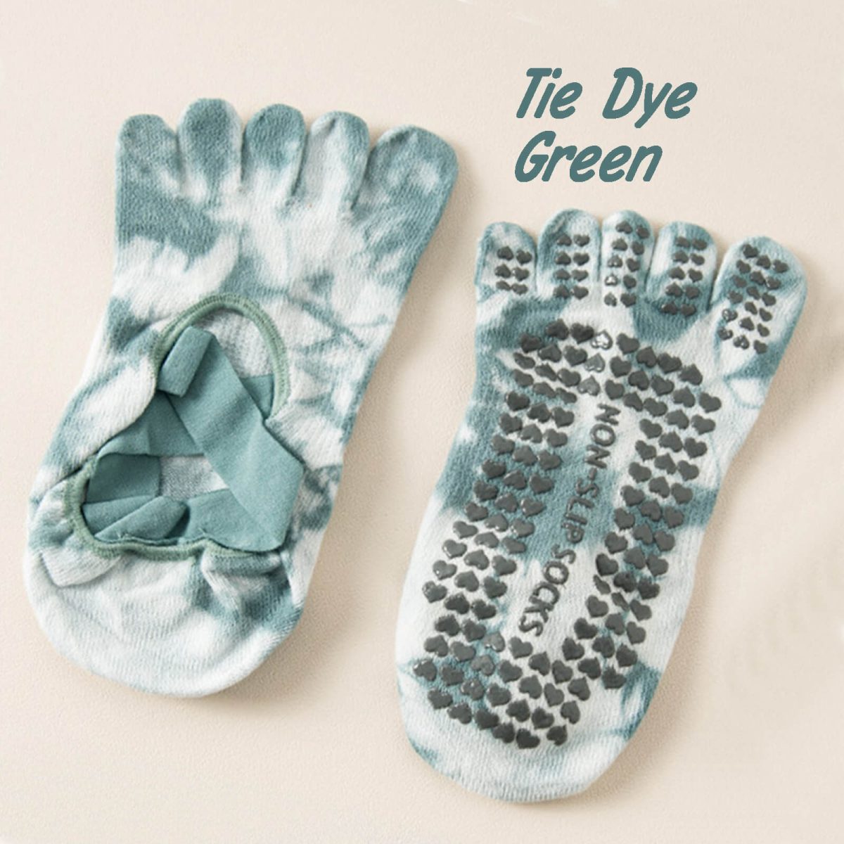 Tie Dye Strapped Toe Sock