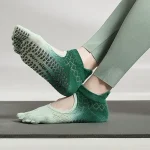 Tie Dye Yoga Toe Sock With Open Top