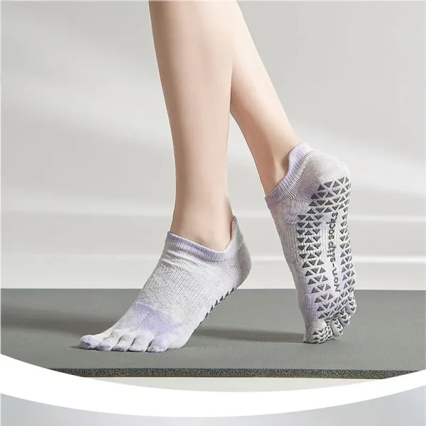 Tie Dye Yoga Toe Sock