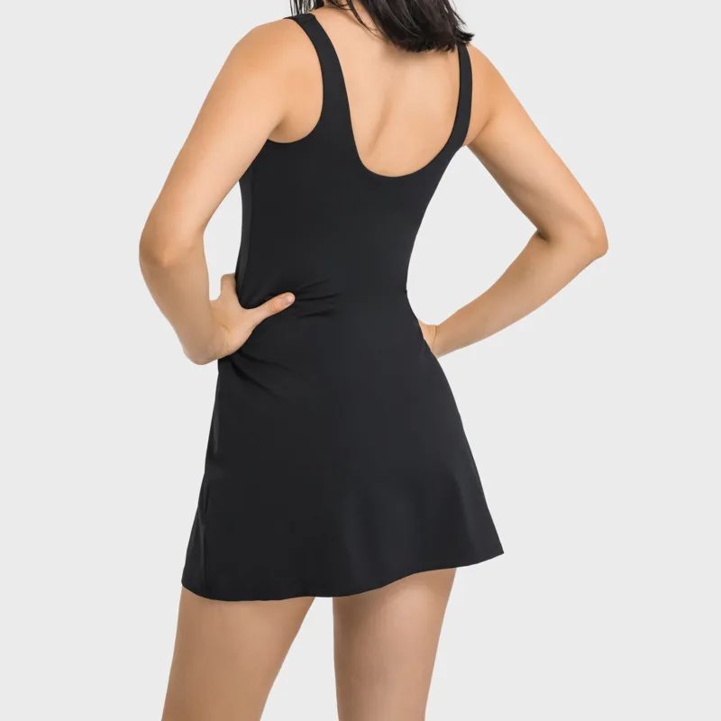 Tennis Dress With Liner - Black