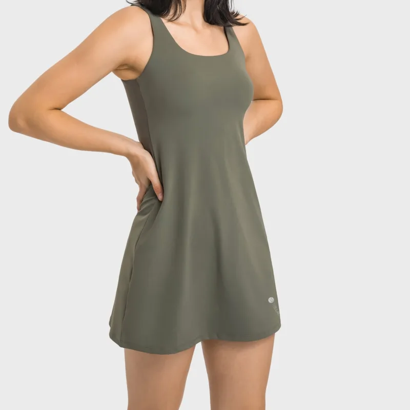 Tennis Dress With Liner - Green