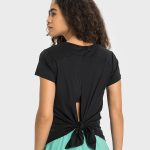 Airish Tie Back Short Sleeve Tees