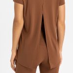 Airish Tie Back Short Sleeve Tees