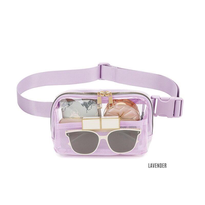 Clear MF Pouch - Lavender