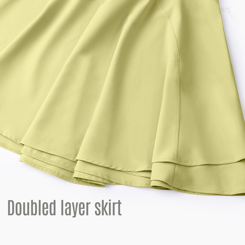 Layered Tennis Dress - Double Layer Skirt