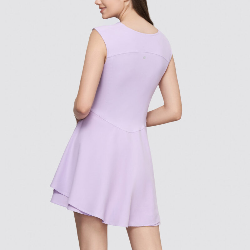 Layered Tennis Dress - Light Purple