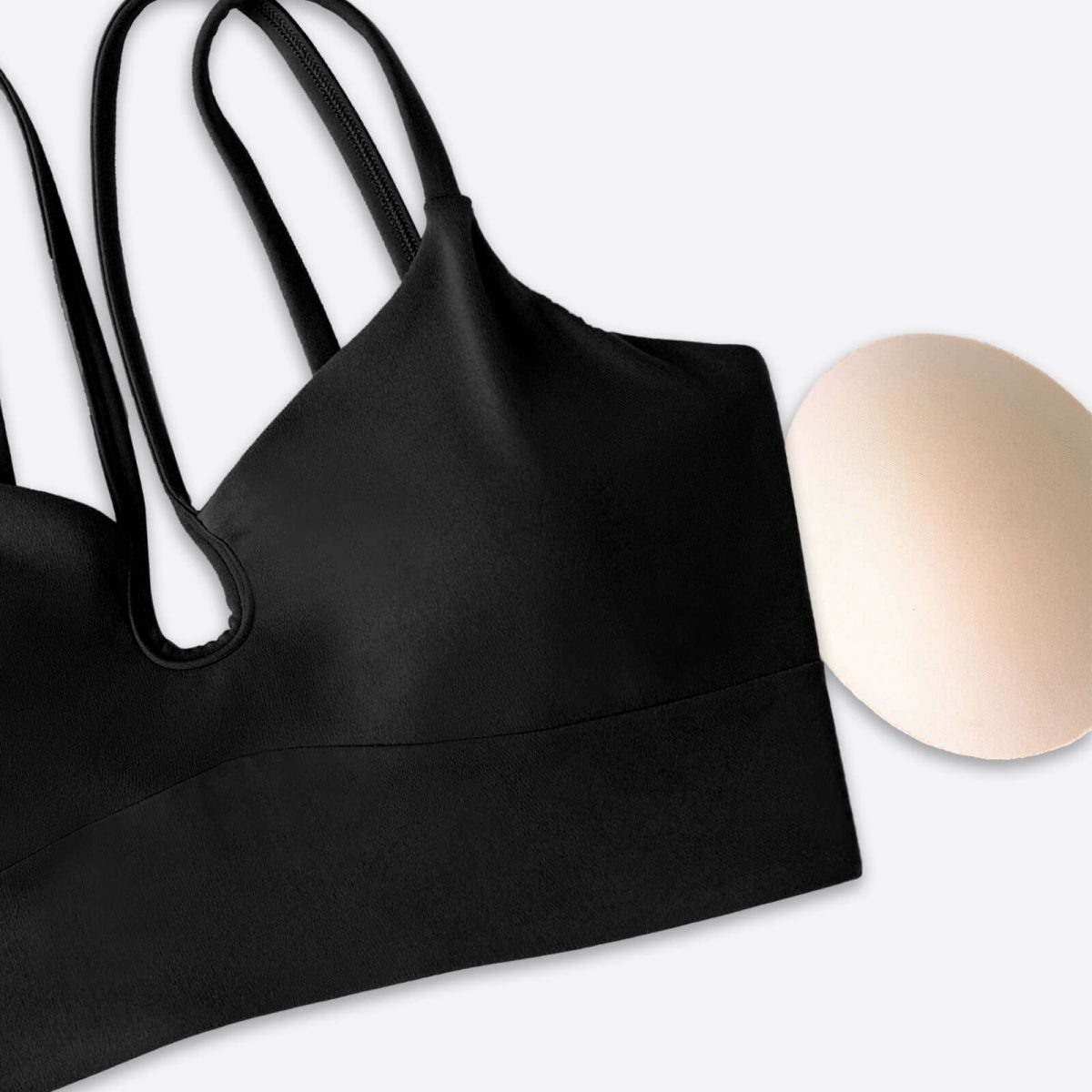 Double Strap V-neck Sports Bra