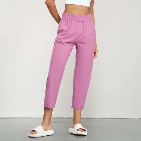 Quick-Dry Lightweight Cropped Joggers with UV-Protection