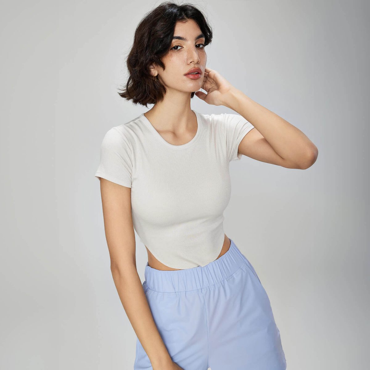 Ribbed Modal Padded Tees