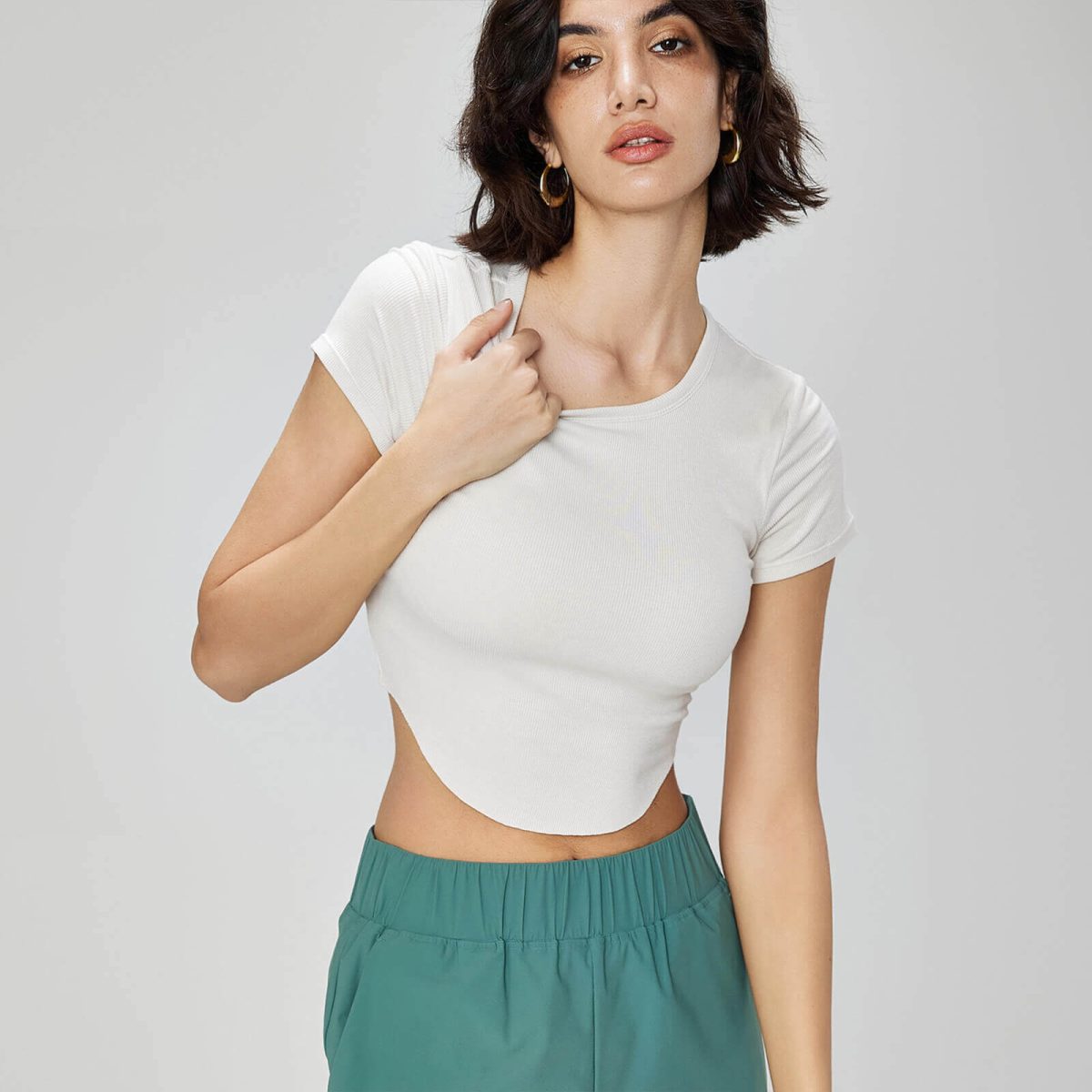 Ribbed Modal Padded Tees