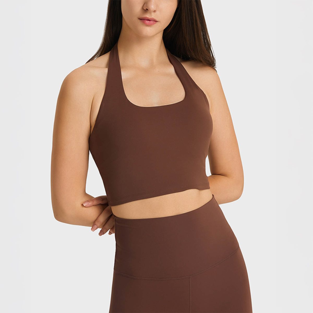 Halter Top With Built-In-Bras