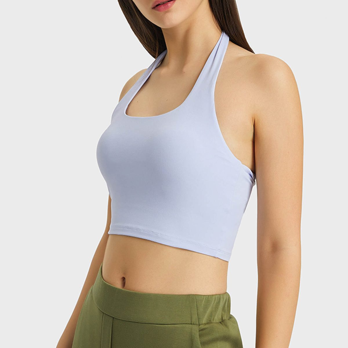 Halter Top With Built-In-Bras