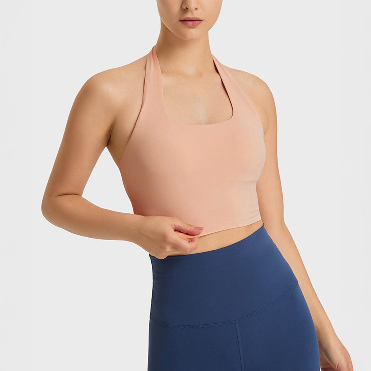 Halter Top With Built-In-Bras