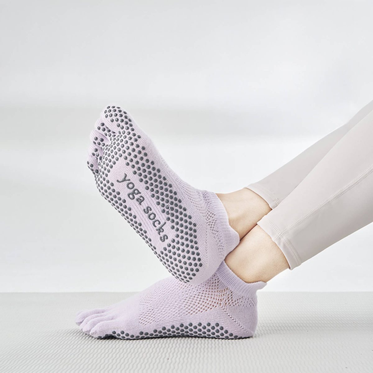 Mesh Pilates Toes Socks