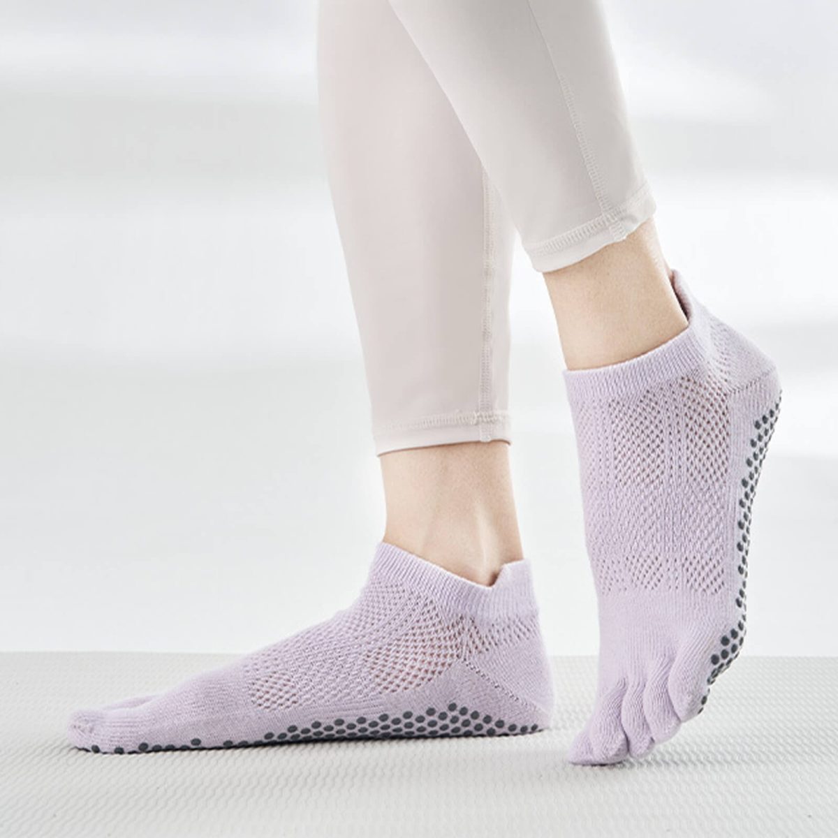Mesh Pilates Toes Socks
