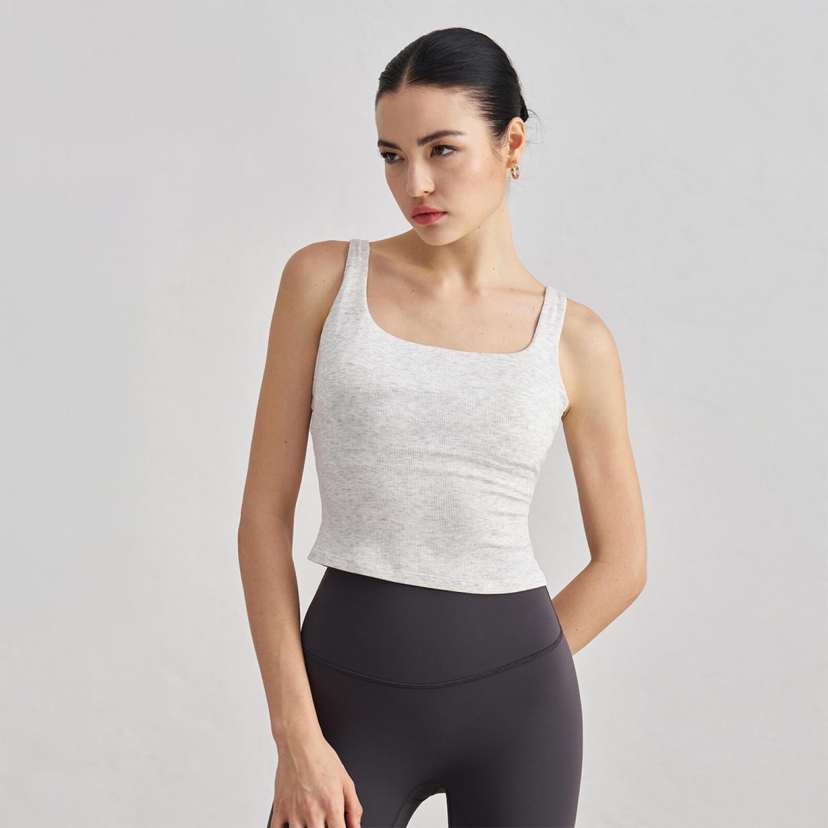 Ribbed Modal Padded Tanks