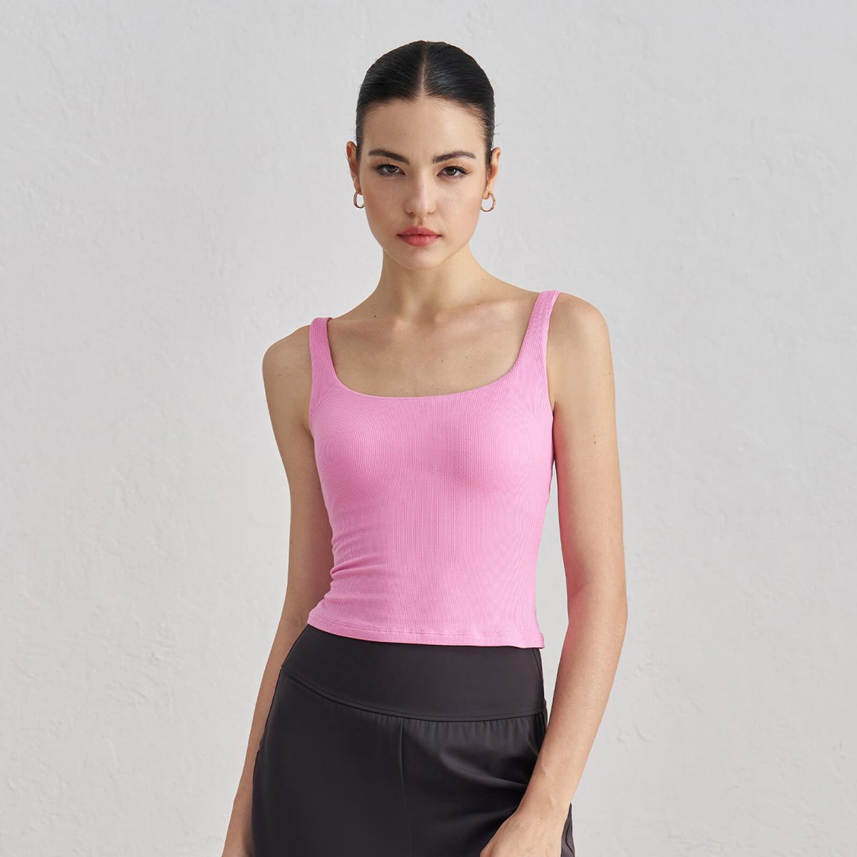 Ribbed Modal Padded Tanks
