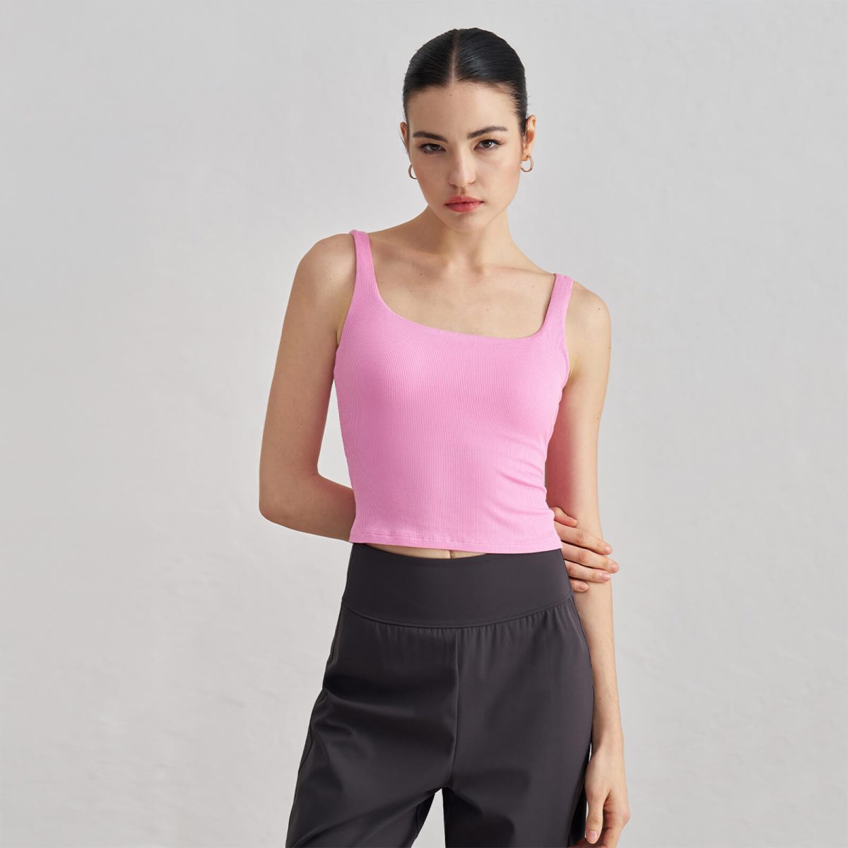 Ribbed Modal Padded Tanks
