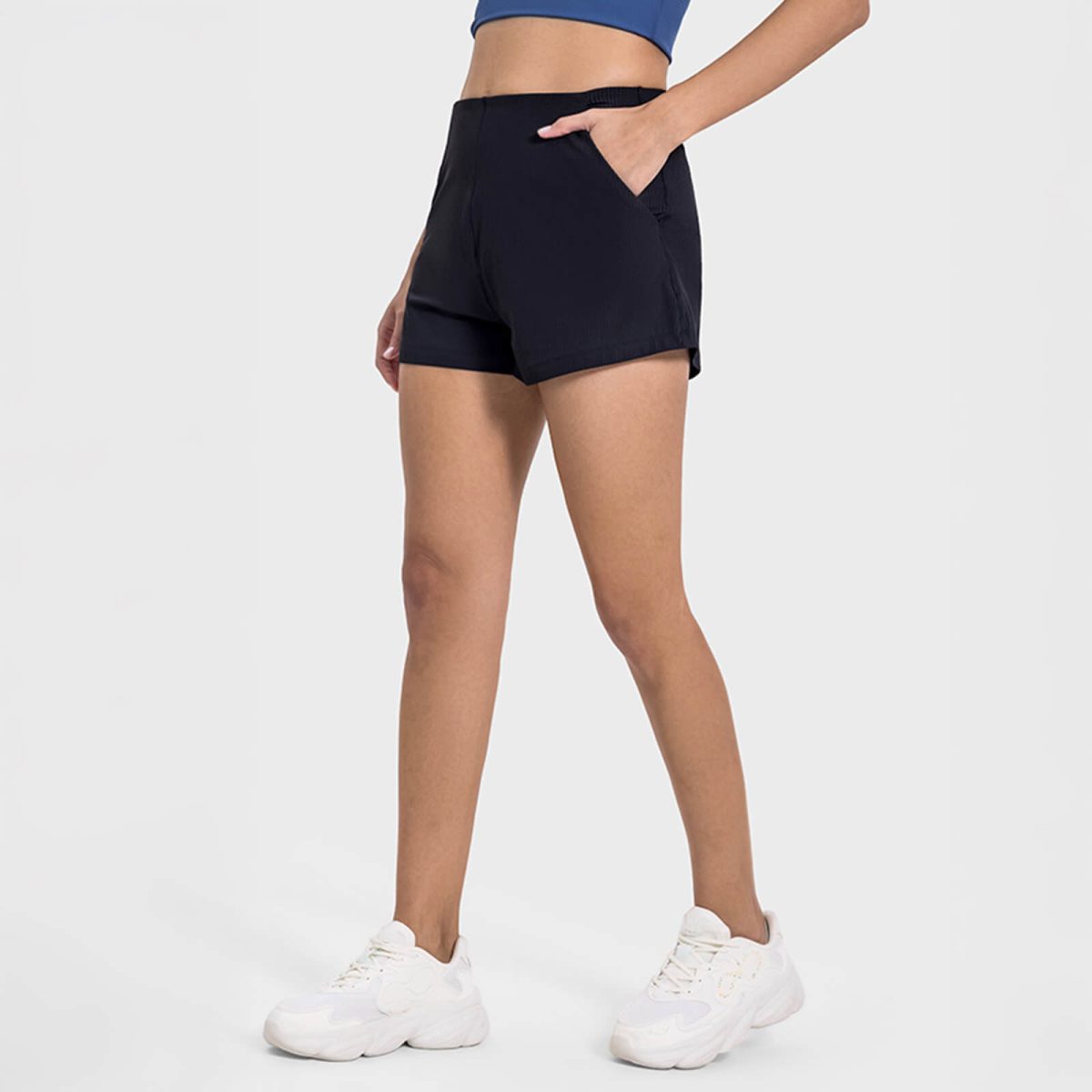 SoftFlex Tech Cooling Ribbed Shorts