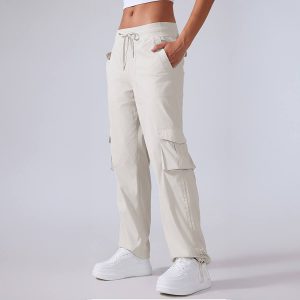 Quick Dry Street Smart Cargo Pant – Cream – Front