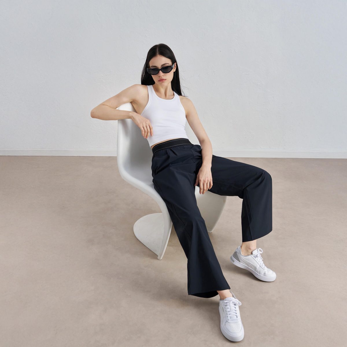 Quick-Dry Straight Cut Trouser