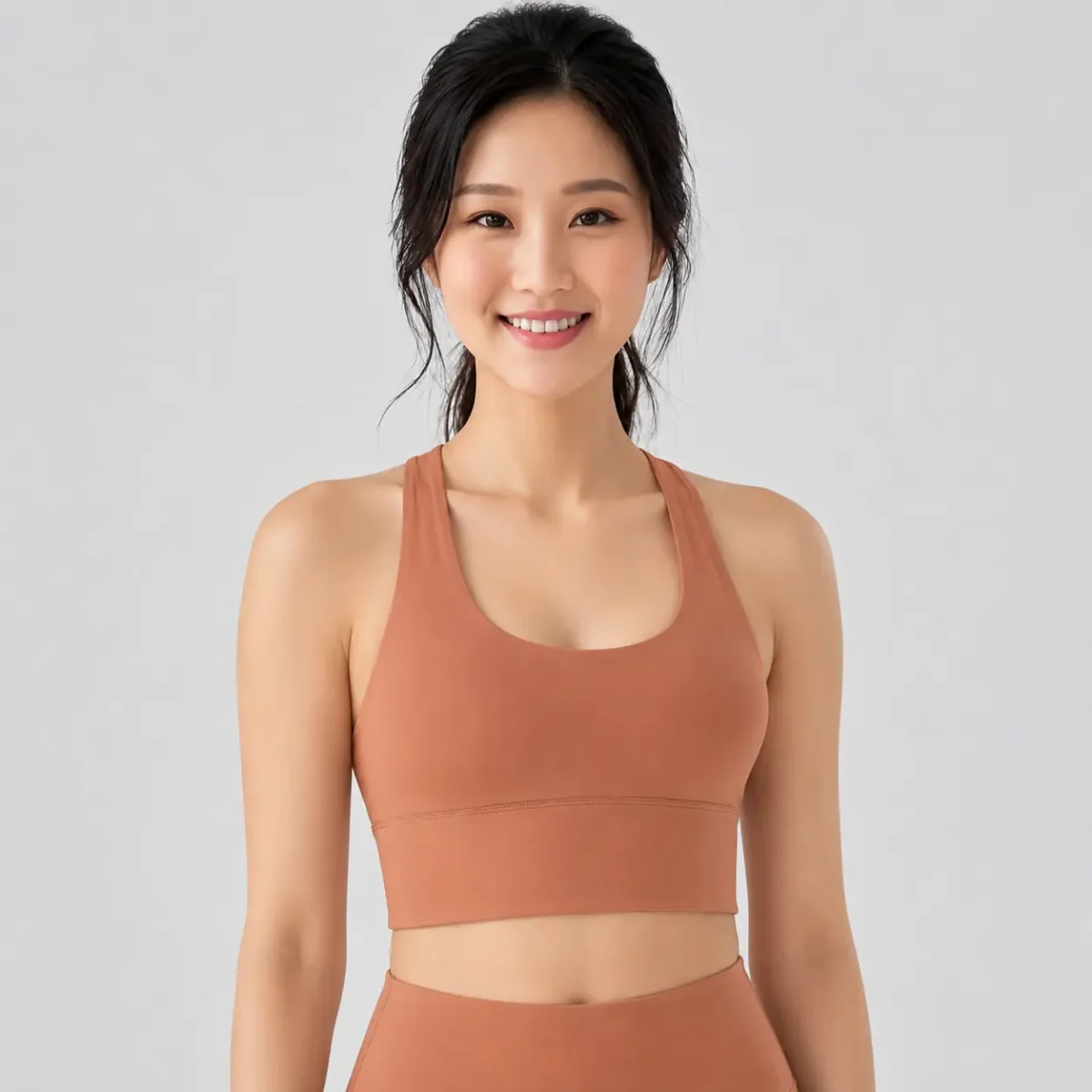 Diamond Shape Cross Back Sports Bra